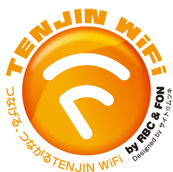 天神・大名WiFi化プロジェクトロゴ